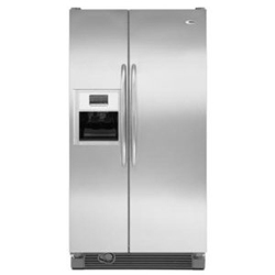 Amana ASD2526VES 25.4 cu. ft. Refrigerator with Glass Shelves & External Ice/Water Dispenser with PUR Filtration