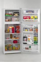 Avanti FF1008W 10 cu. ft. Refrigerator with Adjustable Shelves, Clear Crisper Bin and Reversible Door