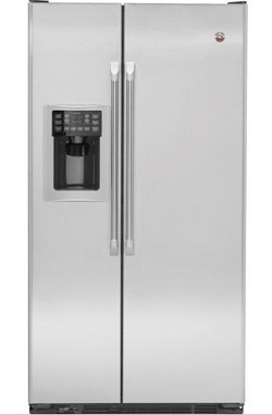 GE CSHS6UGZSS Cafe 20.8 cu. ft. Counter Depth French Door Refrigerator, ClimateKeeper System, Internal Water Dispenser, Ice Maker, Stainless Steel