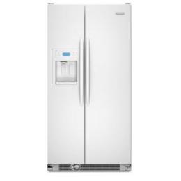 KitchenAid Architect II KSCS23FVWH 23.1 cu. ft. Counter-Depth Side by Side Refrigerator, ExtendFresh System, External Ice/Water Dispenser, In-Door-Ice, Wine/Can Rack, LCD Digital Controls, White