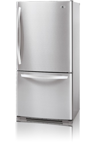 LG LDC22720ST 22.4 cu. ft. Bottom Freezer Refrigerator, Ice Maker, Stainless Steel