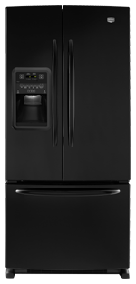 Maytag Ice2O MFI2269VEB 22.0 cu. ft. French-Door Refrigerator, Adjustable Spill-Catcher Glass Shelves, Beverage Chiller Compartment, Humidity-Controlled Crispers, External Ice/Water Dispenser, Exterior Electronic Controls