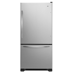 Amana ABB1924WES 18.5 cu. ft. Refrigerator with 4 Half-Width Adjustable Spillsaver Glass Shelves
