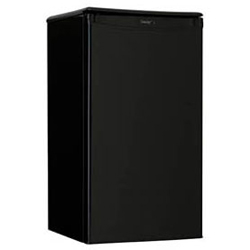 Danby DCR34BL 3.2 cu. ft. Refrigerator with Internal Freezer, Push-Button Defrost, Beverage Dispenser & Reversible Doors