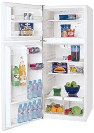 Frigidaire FFPT12F3MV 12.0 cu. ft. Apartment Top-Freezer Refrigerator, Adjustable Glass Shelves, Clear Door Bins, Clear Crisper Drawers, Can Dispenser